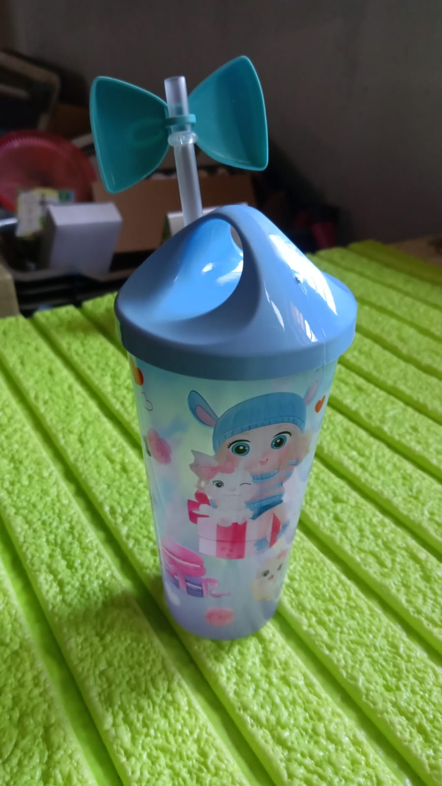 Unicorn Water Bottle with Straw & Lid for Kids (With Light) Unicorn Water Bottle with Straw & Lid for Kids (With Light)